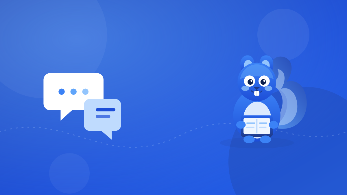 吹き出しのイラストと METAROUTE のマスコット